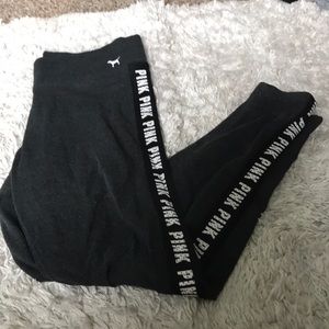 PINK high waisted leggings